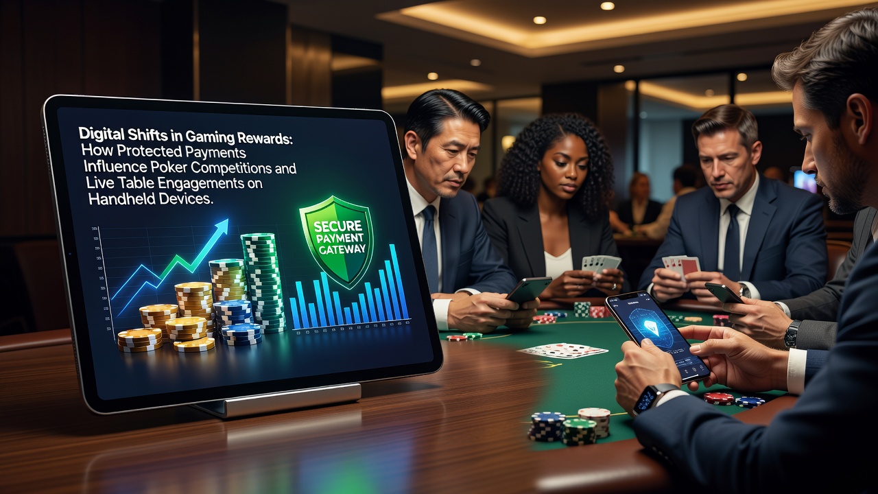 Mobile poker interface showing secure transaction confirmation during a tournament registration on a handheld device