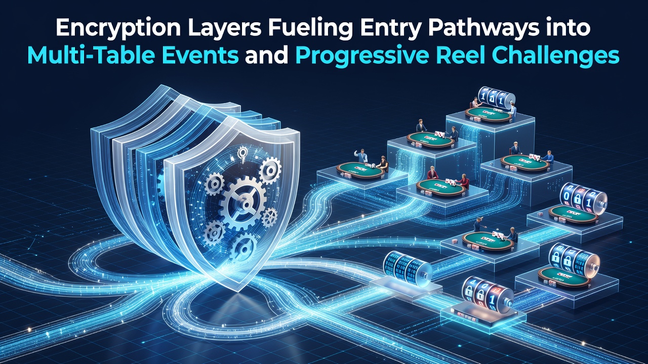 Secure encryption pathways visualized in digital gaming environments