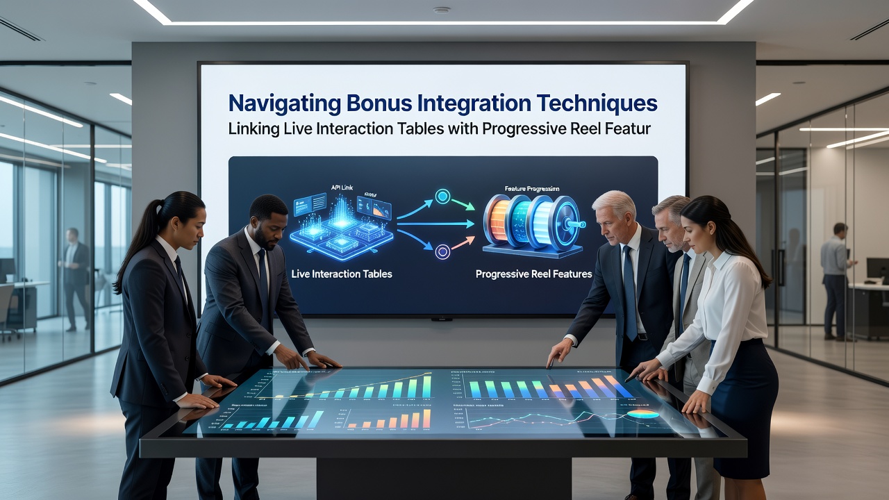 Close-up of tablet interface showing live dealer interaction merged with accumulating progressive slot bonuses